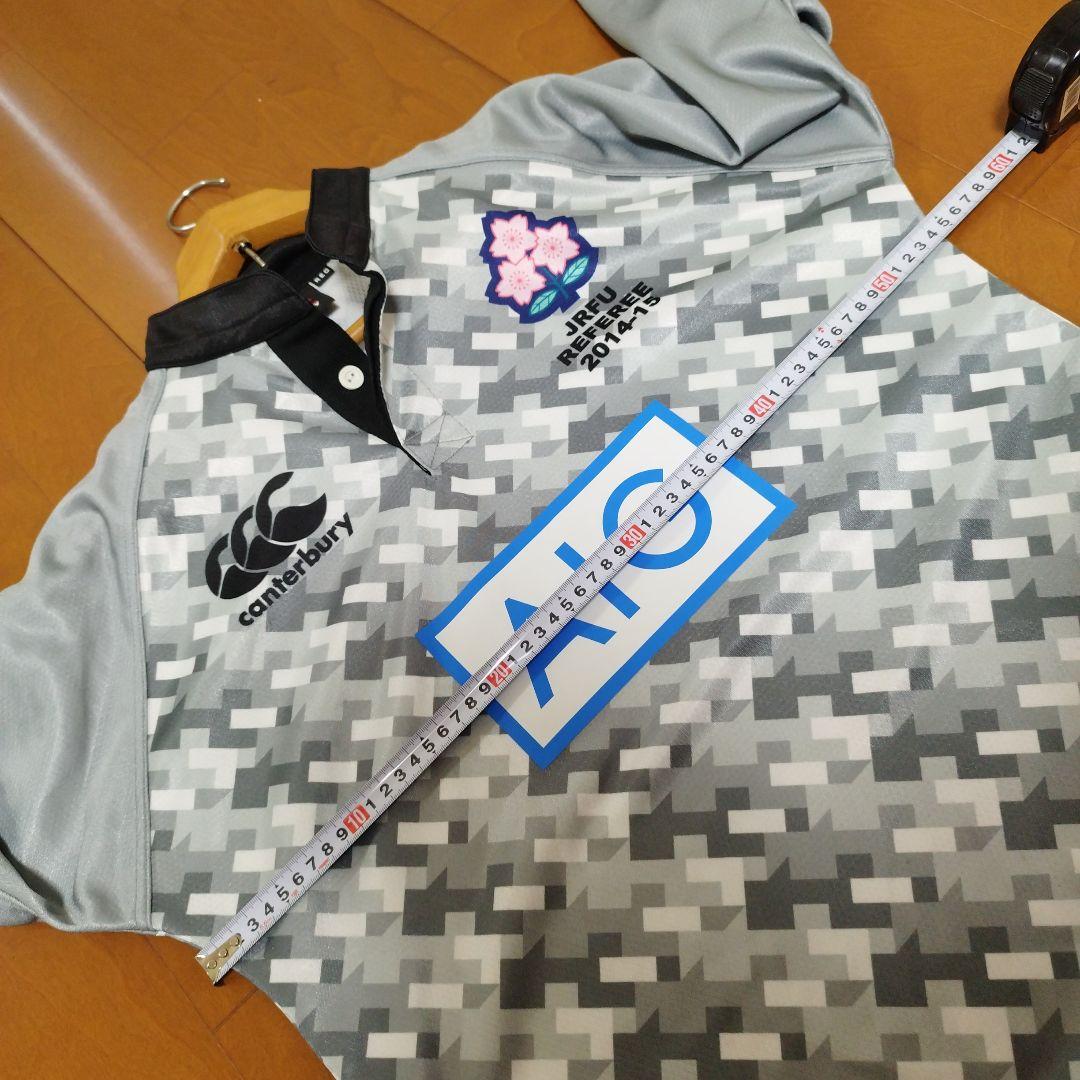 canterbury JRFU レフリー ラグビー AIG Lサイズ 長袖