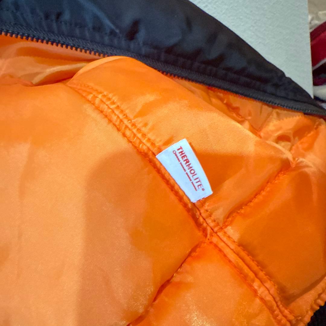 BEAMS MA-1 リラックスフィット 中綿ジャケット　ブラックM