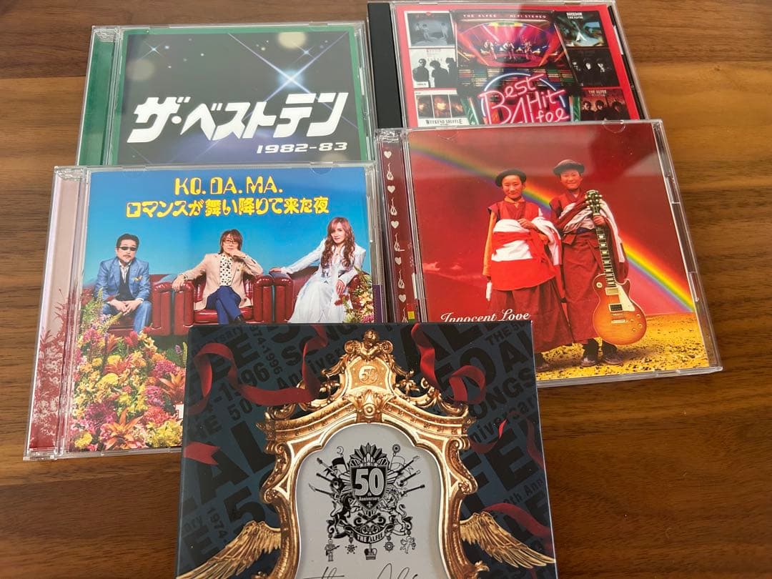 【まとめ売り】THE ALFEEレコードCD DVD ピック 写真