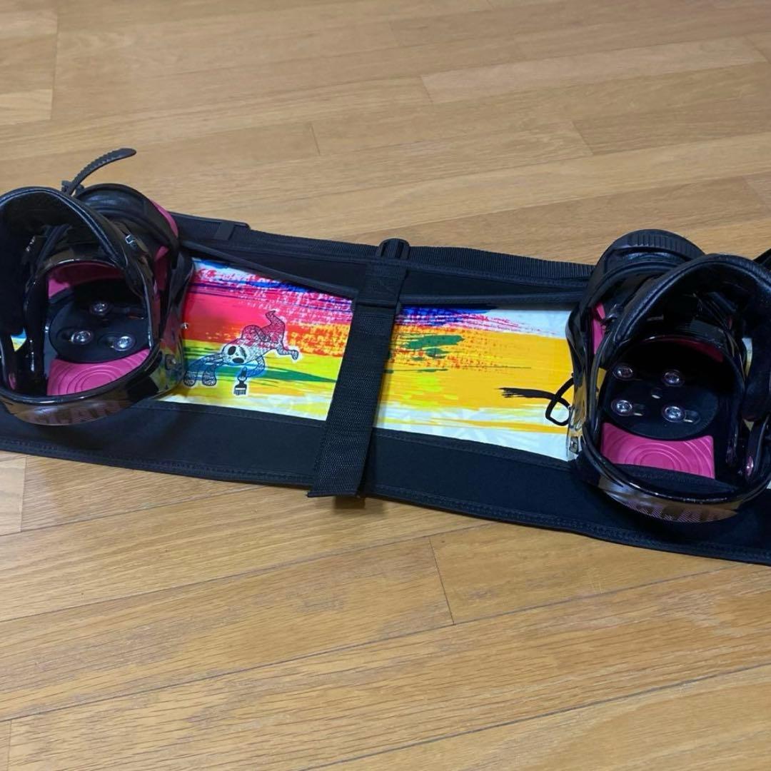 【初心者セット】Elan スノーボード カラフル バインディング ブーツ