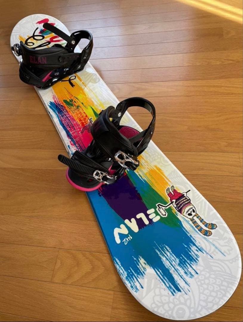 【初心者セット】Elan スノーボード カラフル バインディング ブーツ