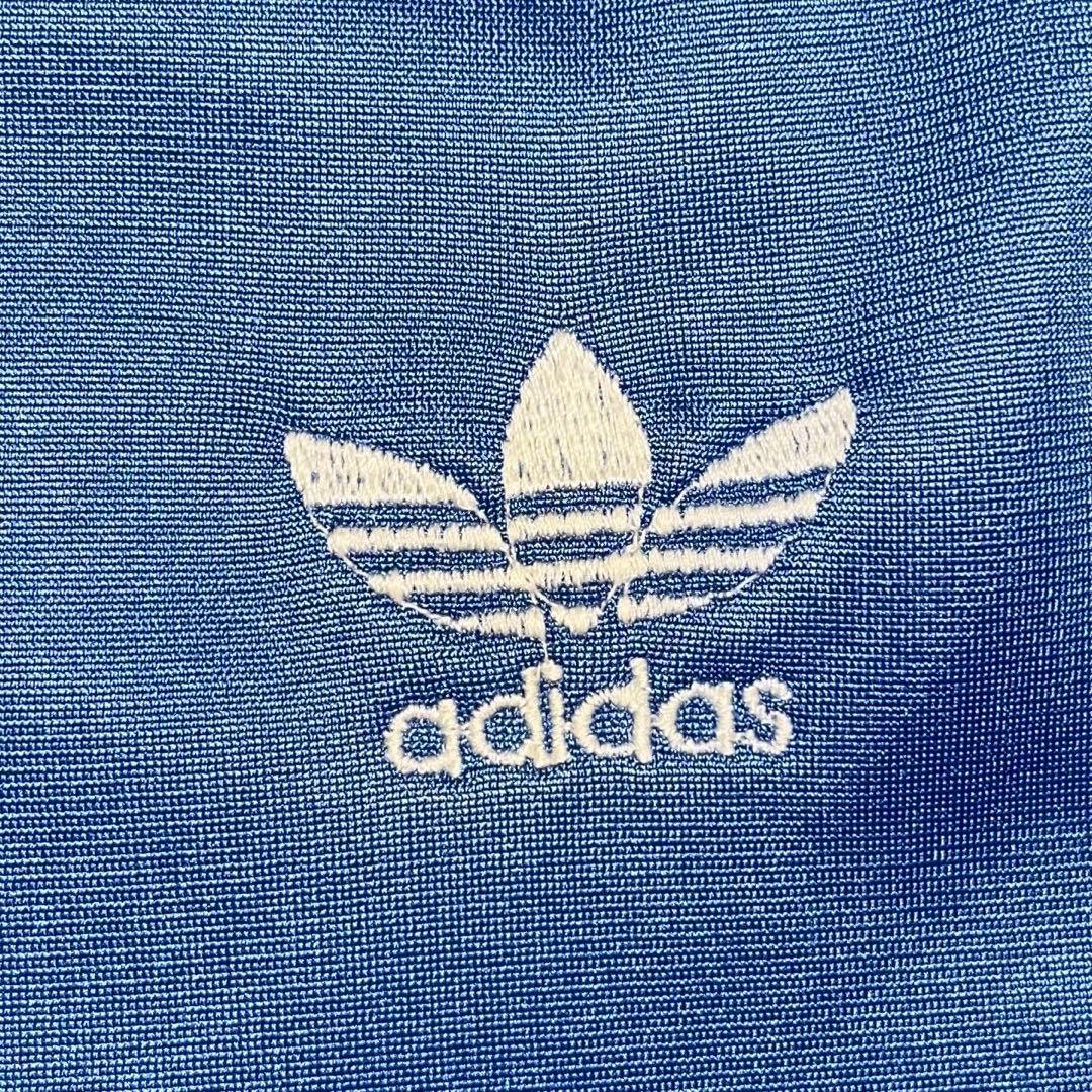 70年代〜80年代 ATP トラックジャケットトリアセテート混 光沢ブルー