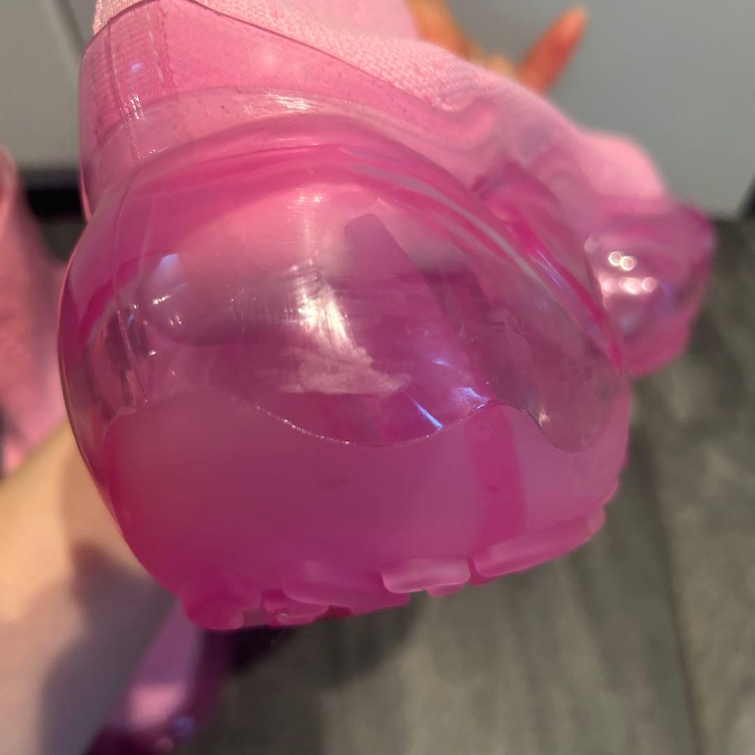 grounds moopie レースニットブーツ ピンク