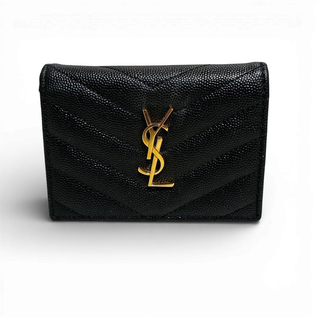 Saint Laurent サンローラン 二つ折り財布 モノグラム ウォレット