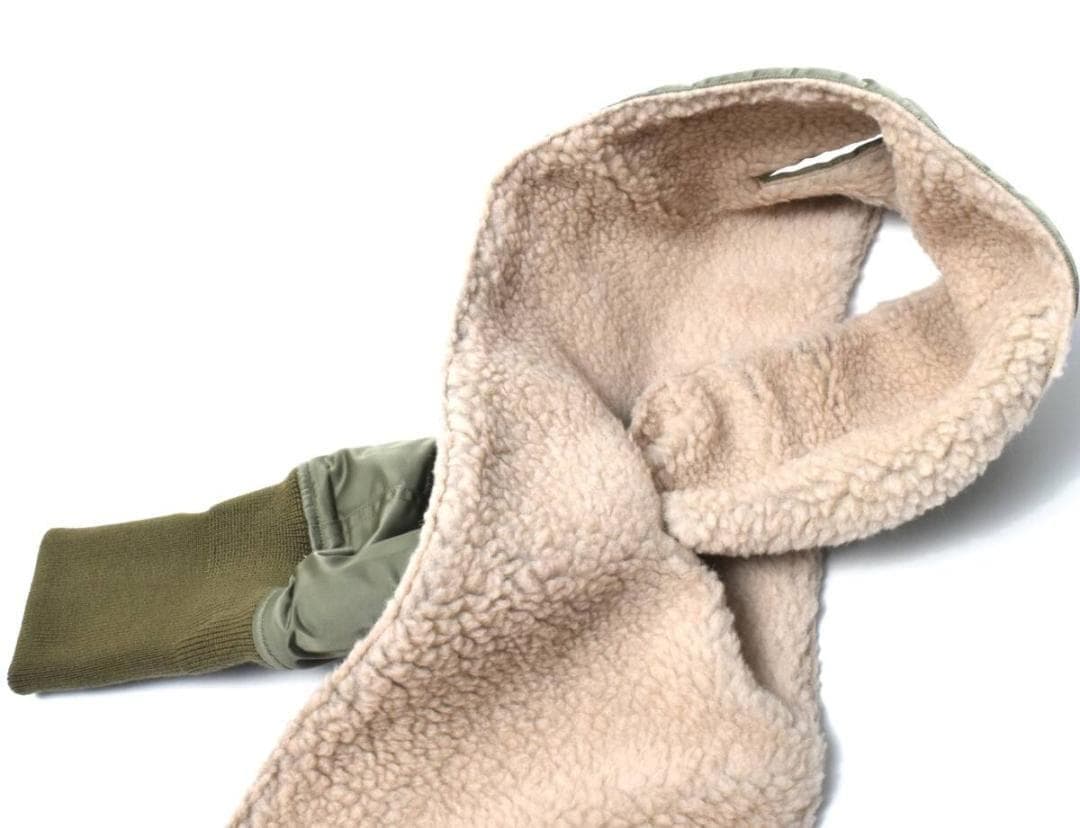 新品 SOFTHYPHEN MA-1 STOLE GLOVE マフラー オリーブ