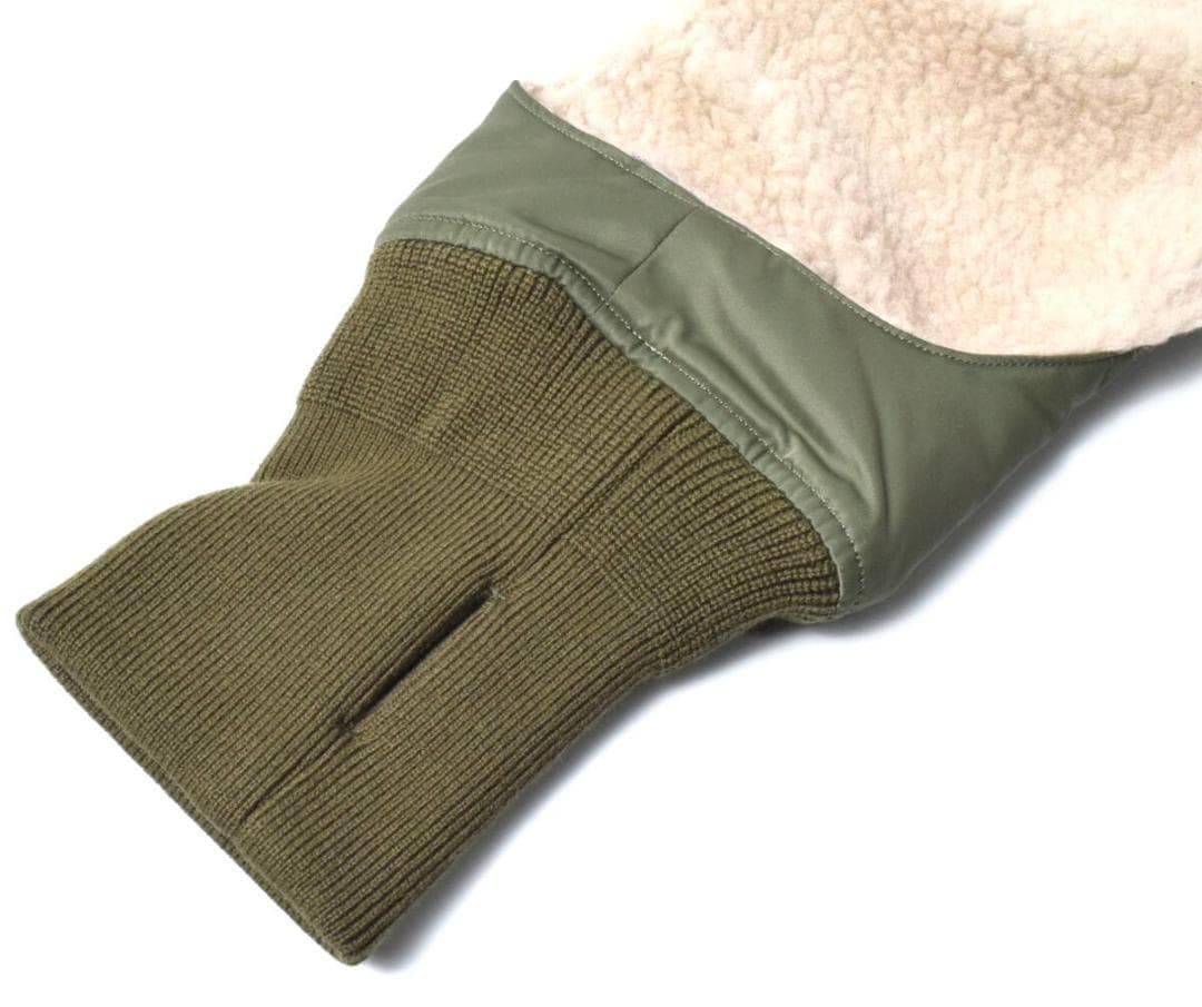 新品 SOFTHYPHEN MA-1 STOLE GLOVE マフラー オリーブ