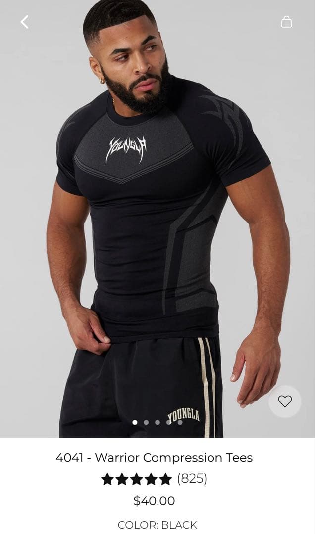  Warrior Compression Tees Lサイズ