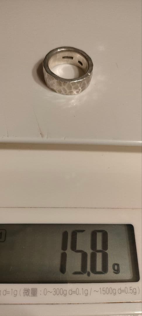 15号　シルバー1000 　howclub 指輪　リング 鍛造　 純銀　　重厚