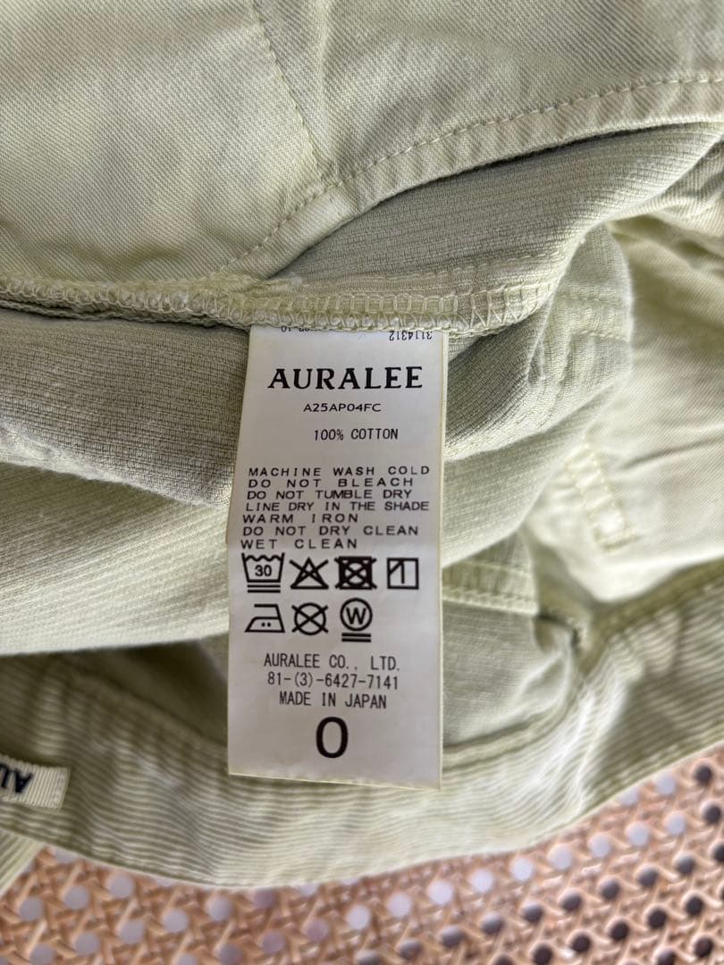 【新品未使用】AURALEE CORDUROY WIDE 5P PANTS