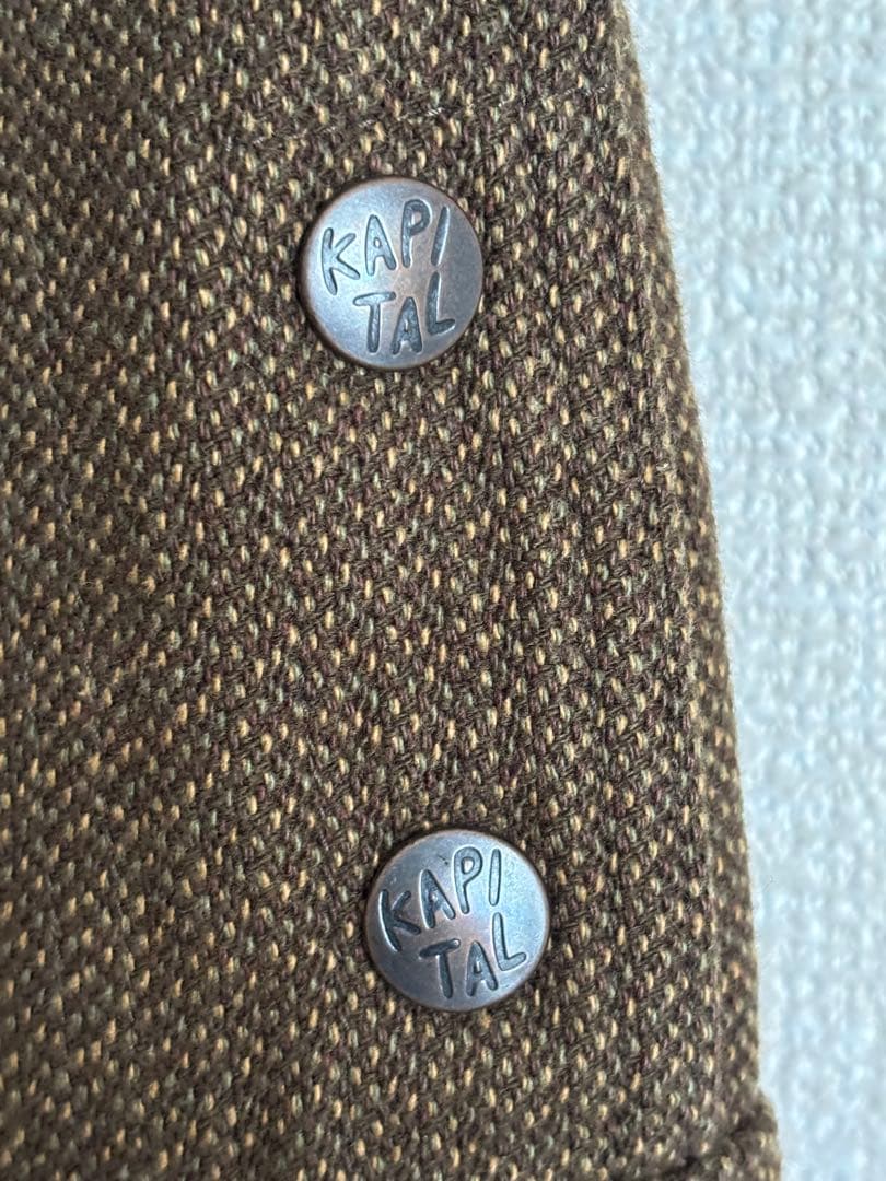 【KAPITAL】ツイード調 オーバーオールインワン（KIRO HIRATA）