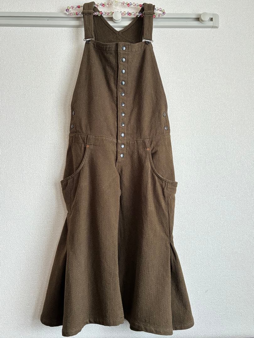 【KAPITAL】ツイード調 オーバーオールインワン（KIRO HIRATA）