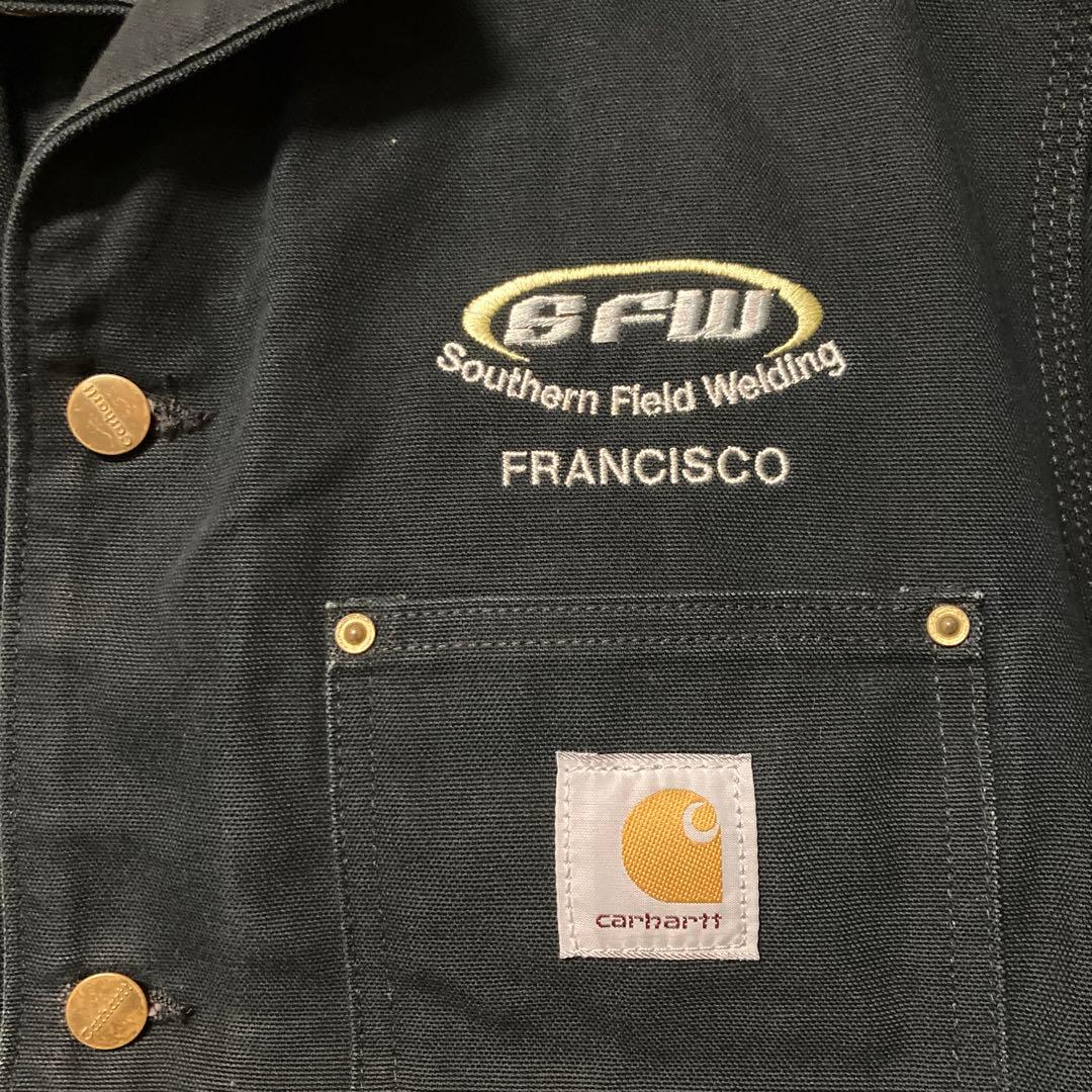 【美品】カーハート　ミシガン　チョアコート　ブラック