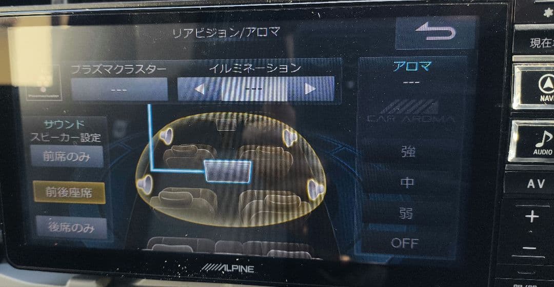 アルパインALPINEメモリーナビ7WZ