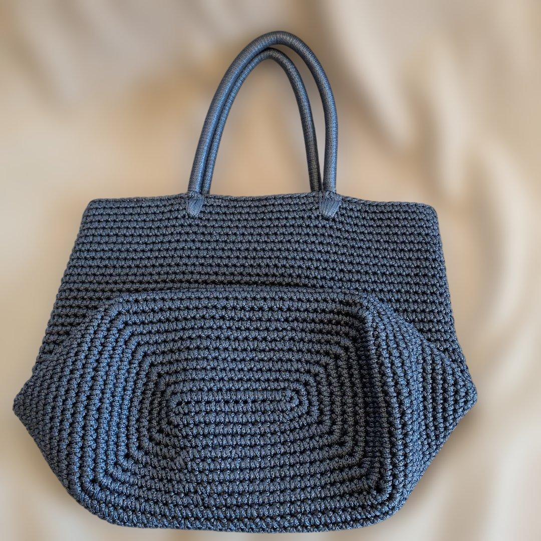 LUDLOW 鳥刺繍 トートバッグ　青い鳥刺繍