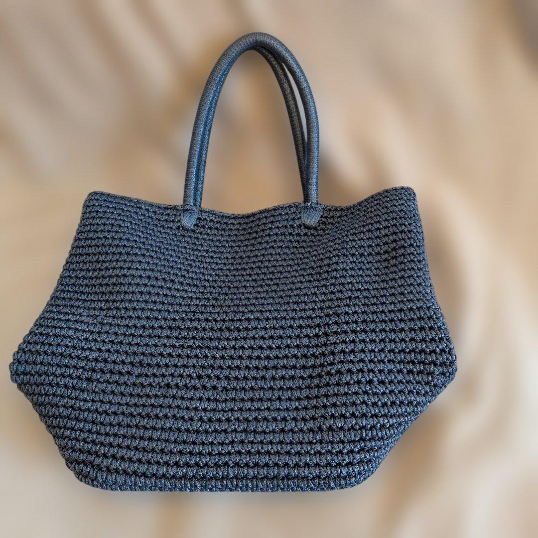 LUDLOW 鳥刺繍 トートバッグ　青い鳥刺繍