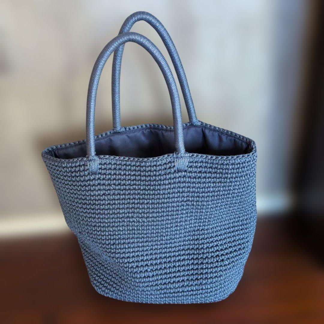 LUDLOW 鳥刺繍 トートバッグ　青い鳥刺繍