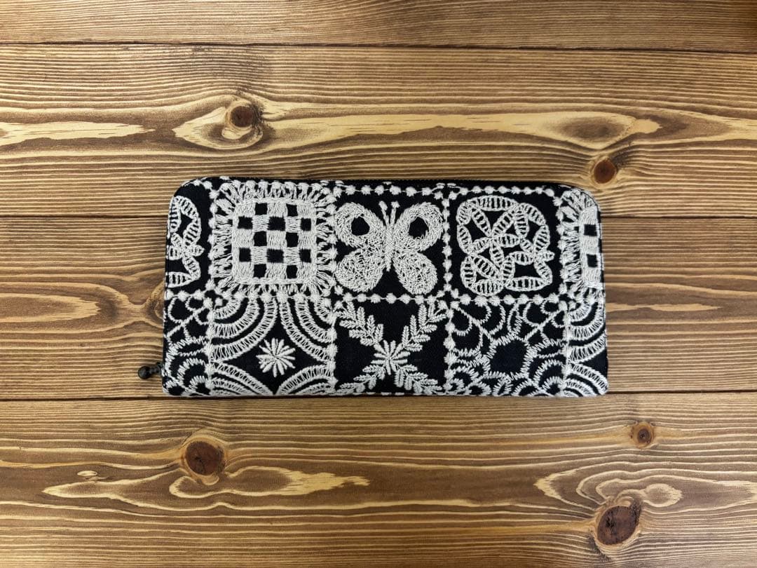 ミナペルホネン forest tile ハンドメイド 長財布