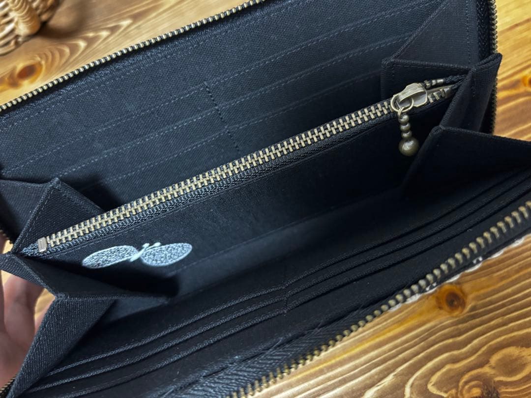 ミナペルホネン forest tile ハンドメイド 長財布