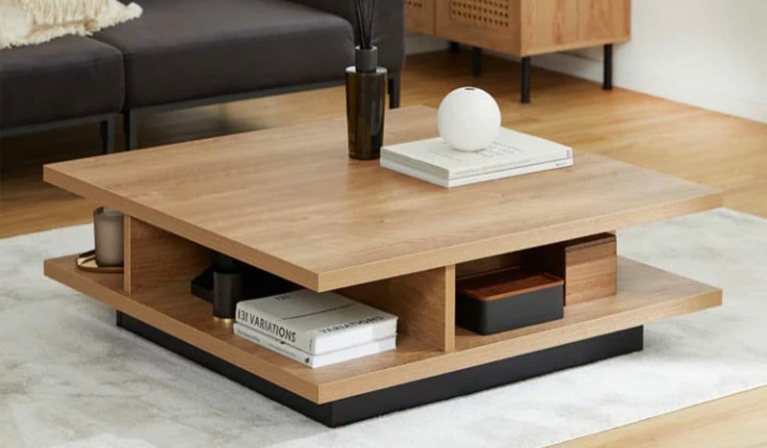 LOWYA（ロウヤ）ローテーブル　リビングテーブル　ウォルナット