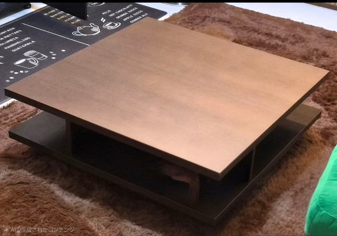 LOWYA（ロウヤ）ローテーブル　リビングテーブル　ウォルナット