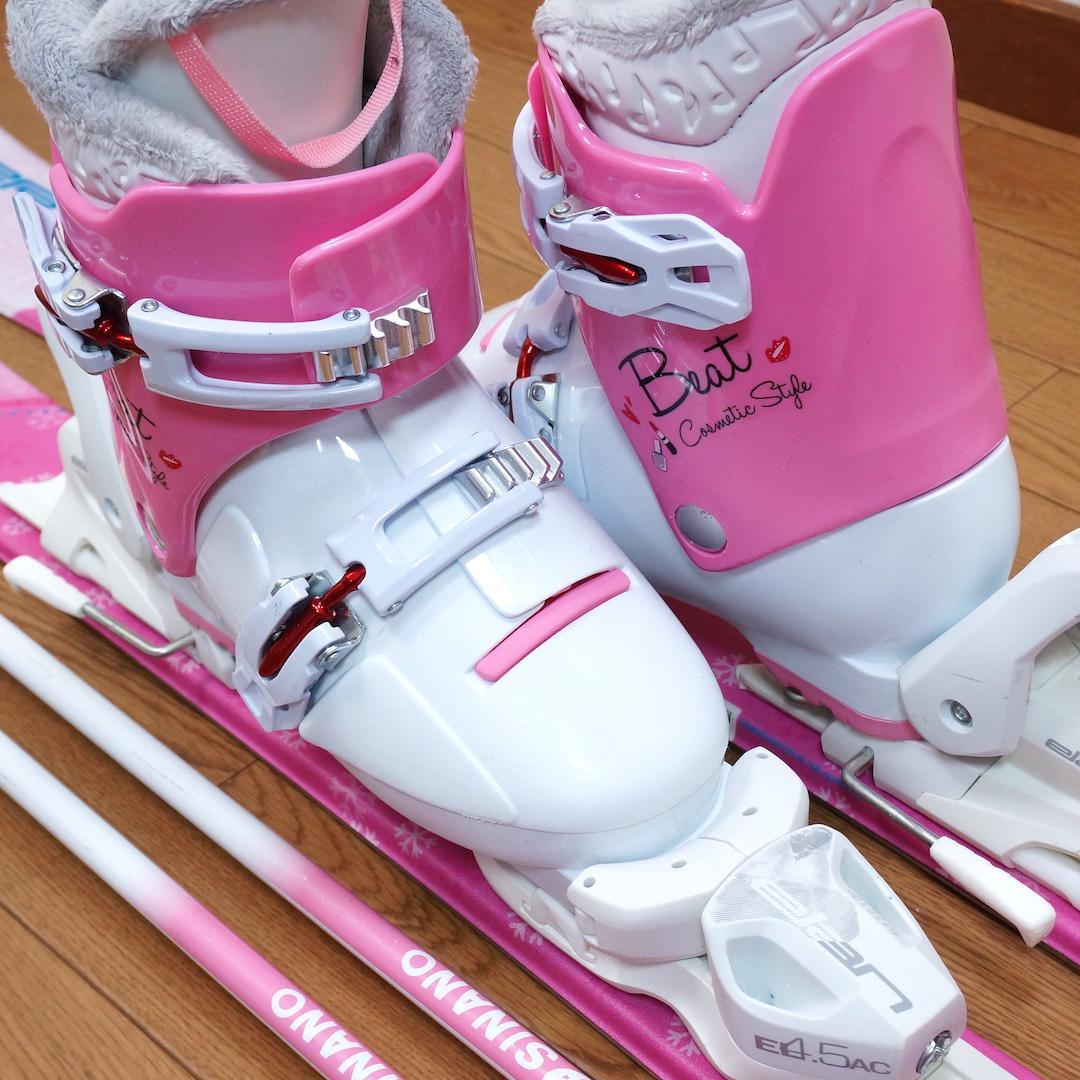 メンテ済 120cm 靴22cm ELAN スキーセット