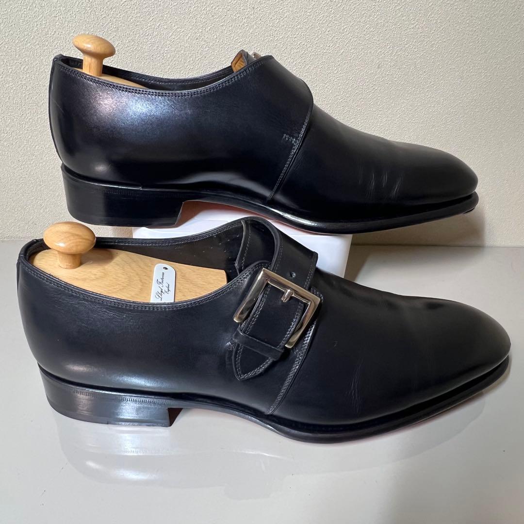 【数回使用程度】サントーニ シングルモンク ブラック 16486 サイズ8.5