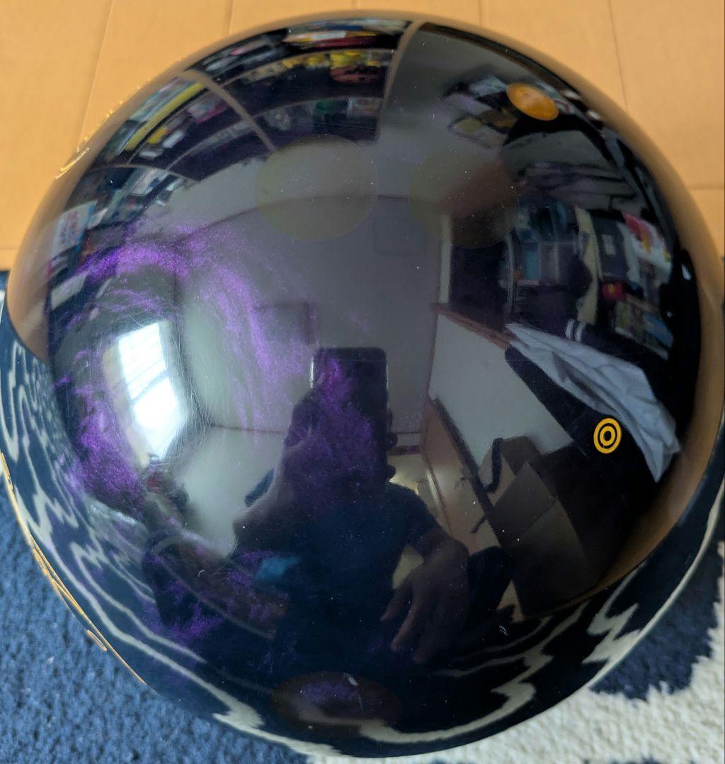 ボウリングボール　ゼン・ゴールドラベル 14ポンド プラグ済み