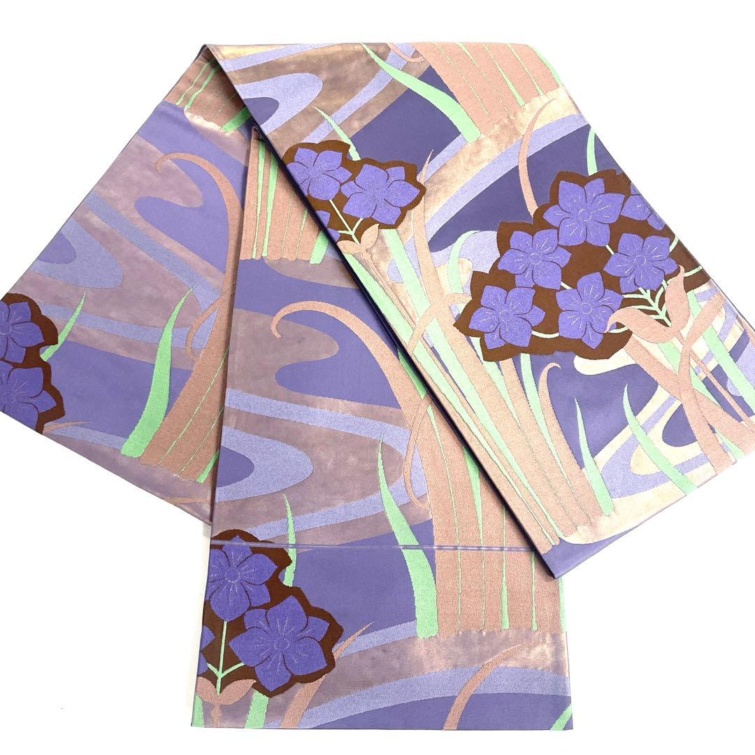 専用帯5098 ●辻村ジュサブロー 高級 正絹 六通 袋帯