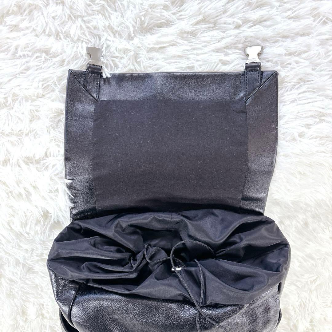 極美品✨CAMPER JADE リュック バックパック 本革 レザー ブラック