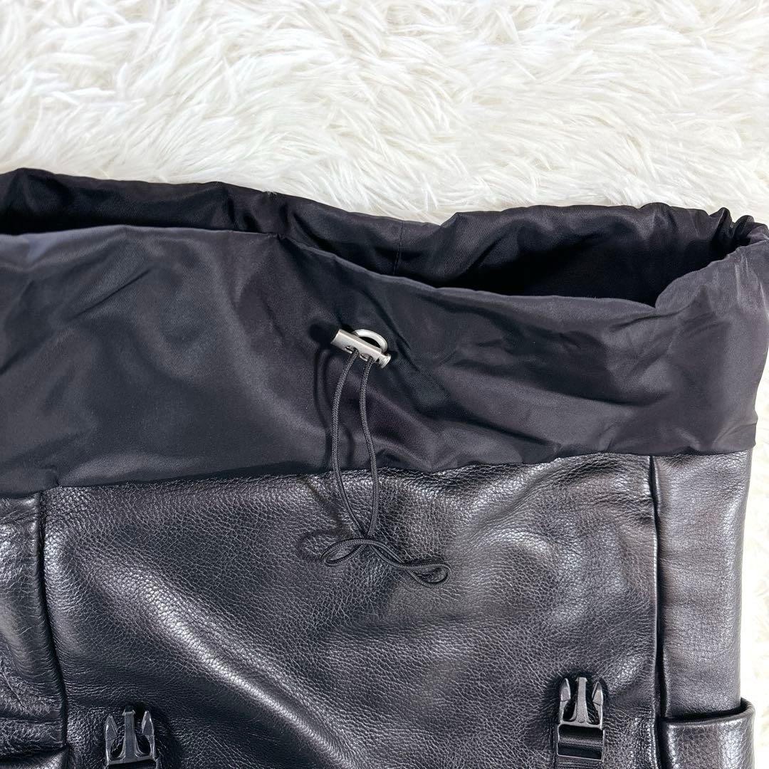 極美品✨CAMPER JADE リュック バックパック 本革 レザー ブラック