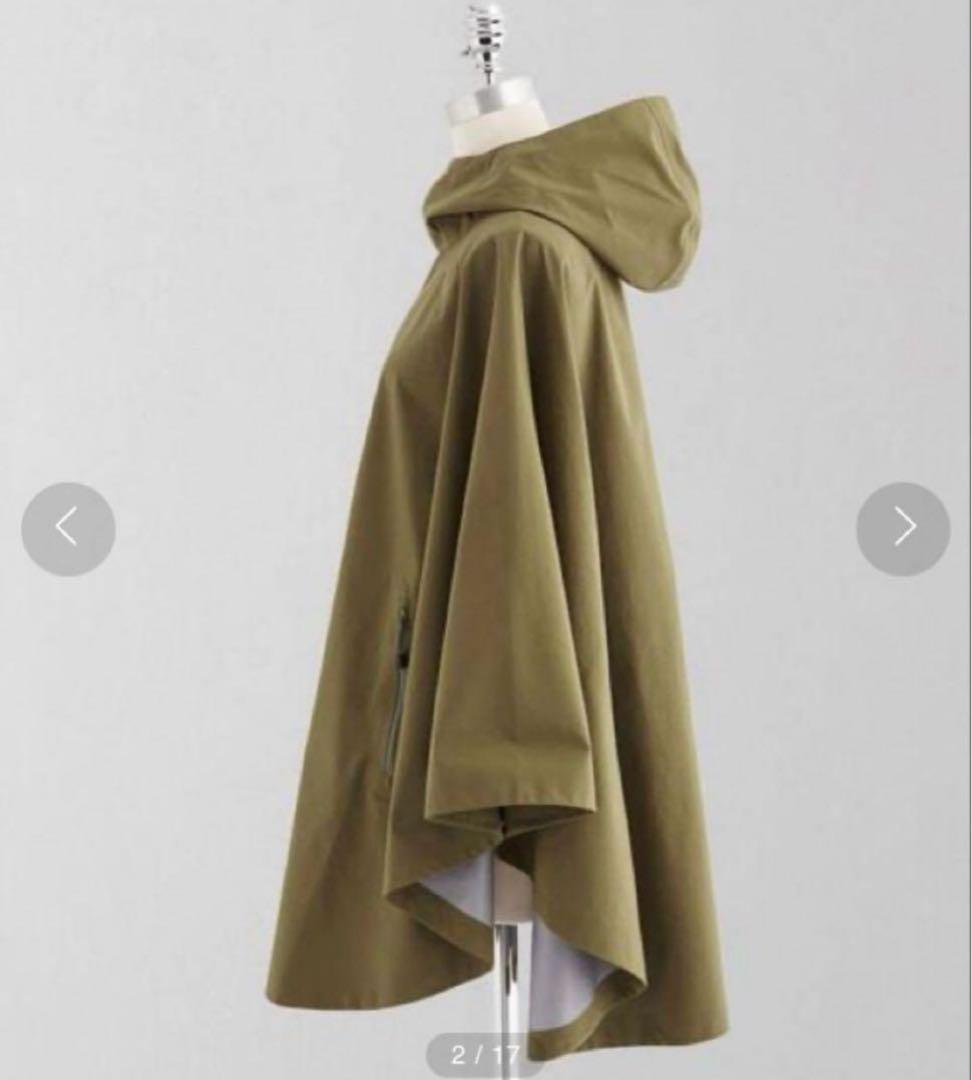 【新品タグ付き】LOEFF（ロエフ）ナイロン タフタ ポンチョ