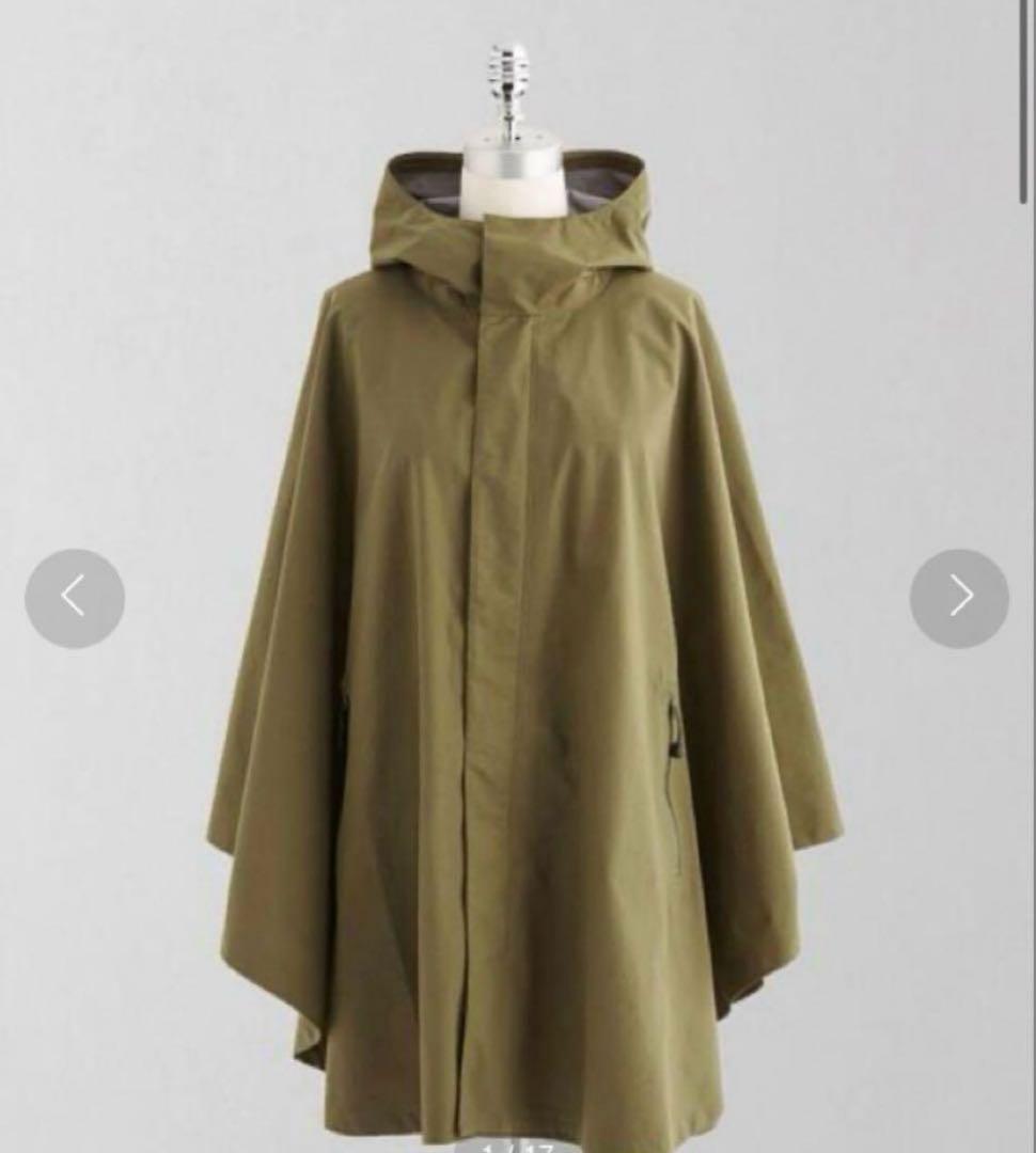 【新品タグ付き】LOEFF（ロエフ）ナイロン タフタ ポンチョ