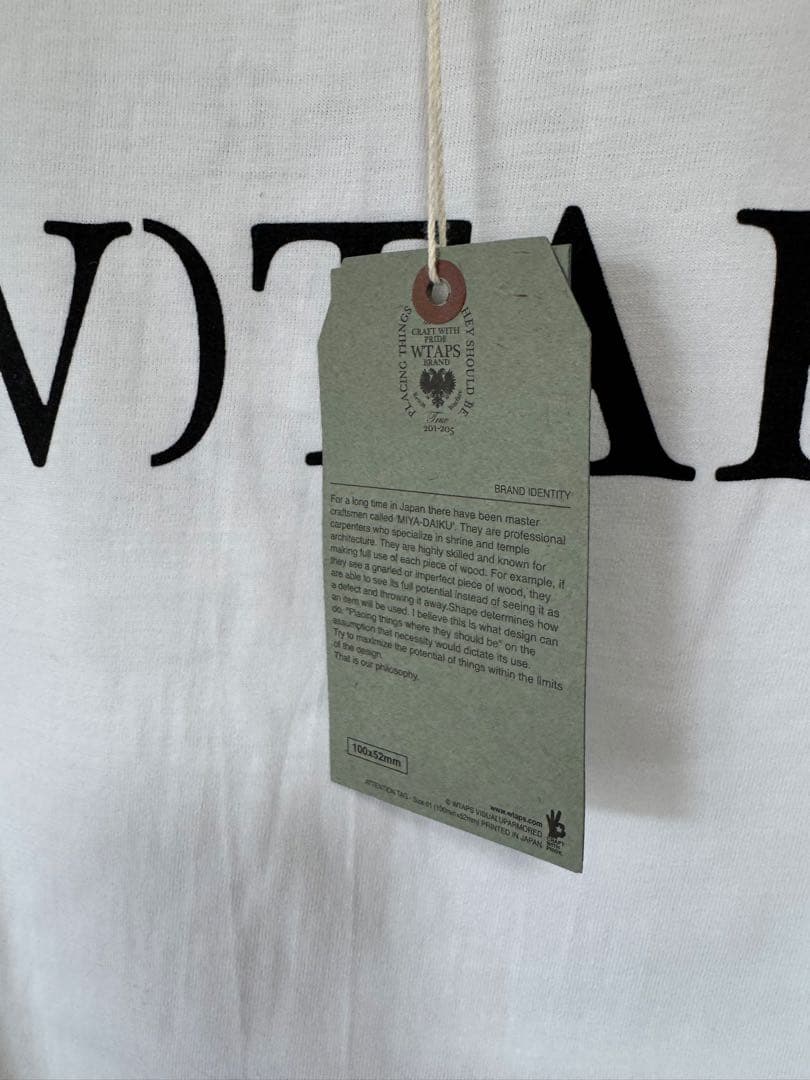 2枚セット【新品未使用品 デッドストック】 WTAPS BRACKET TEE