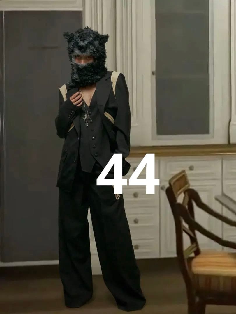 ジャケット・アウター MASU FUTURE LAYERED JACKET 44 BLACK