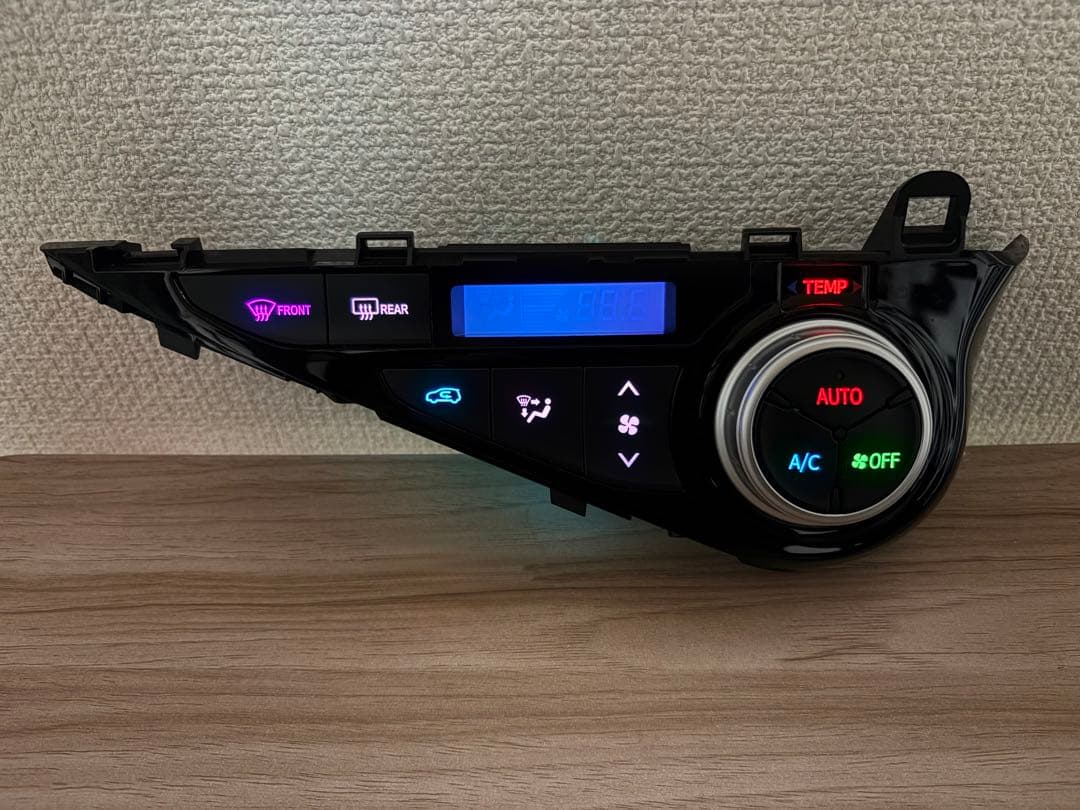 NHP10 アクア 中期用 エアコンパネル LED打ち替え完成品