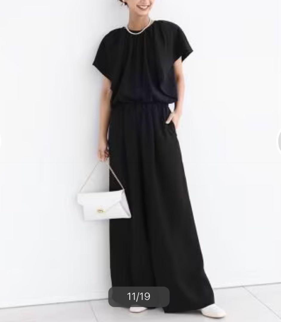 定価32000円◆新品タグ付き◆ヤマダヤ◆フレアスリーブオールインワン