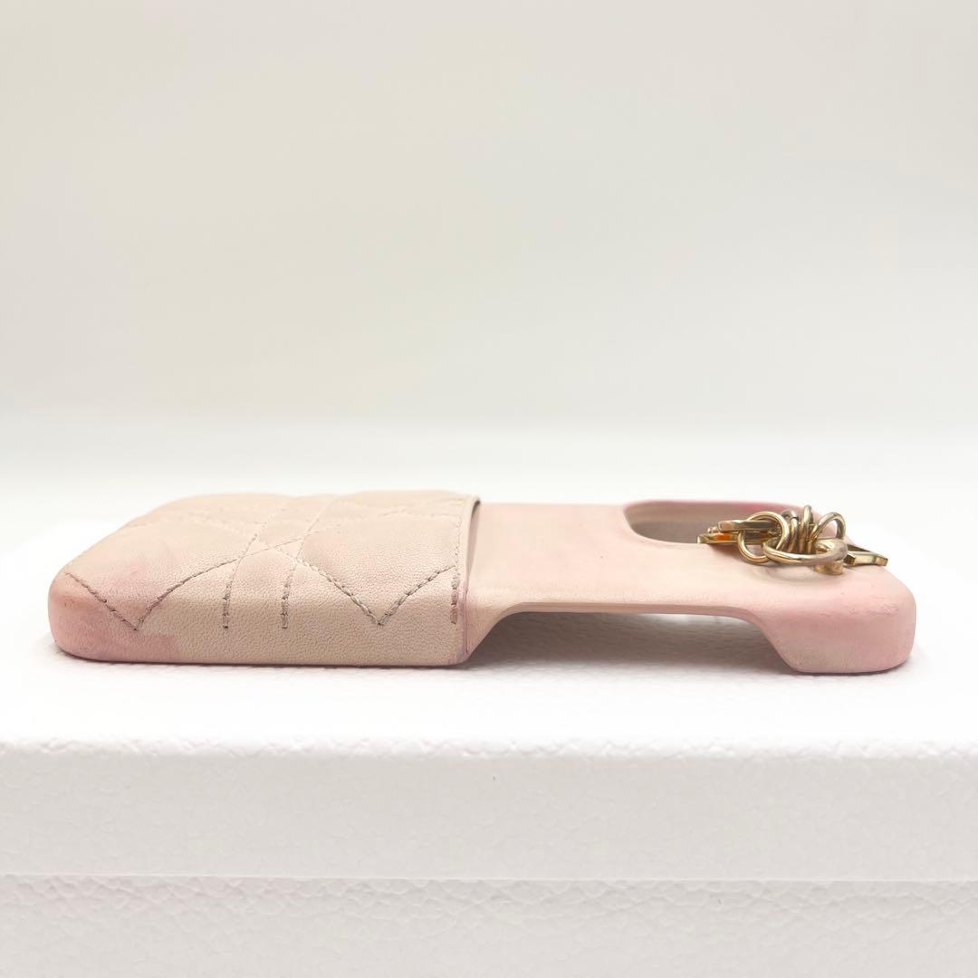 【現行品】ディオール iPhoneケース 16 Pro カナージュ ピンク