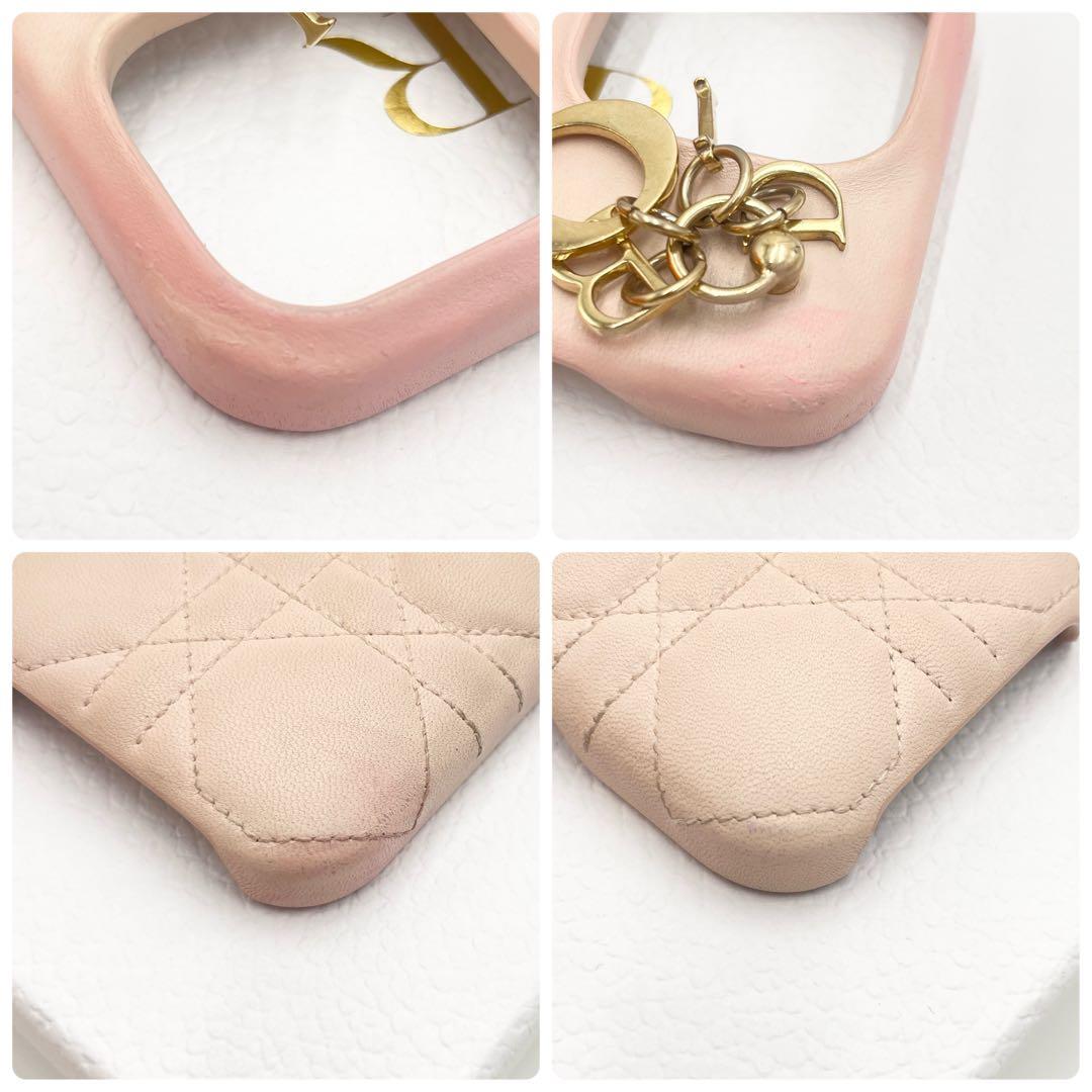 【現行品】ディオール iPhoneケース 16 Pro カナージュ ピンク