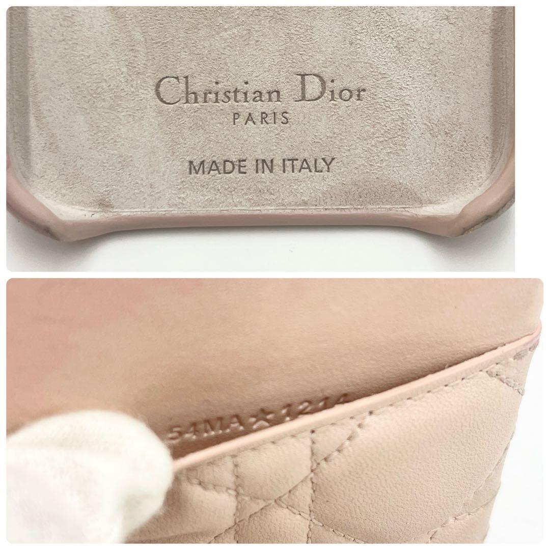 【現行品】ディオール iPhoneケース 16 Pro カナージュ ピンク