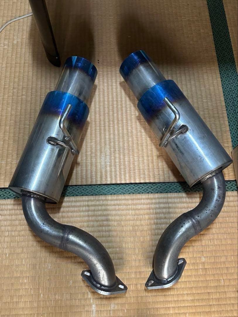 オリジナルオールステンマフラーフェアレ ディZ34 チタン発色砲弾左右出し