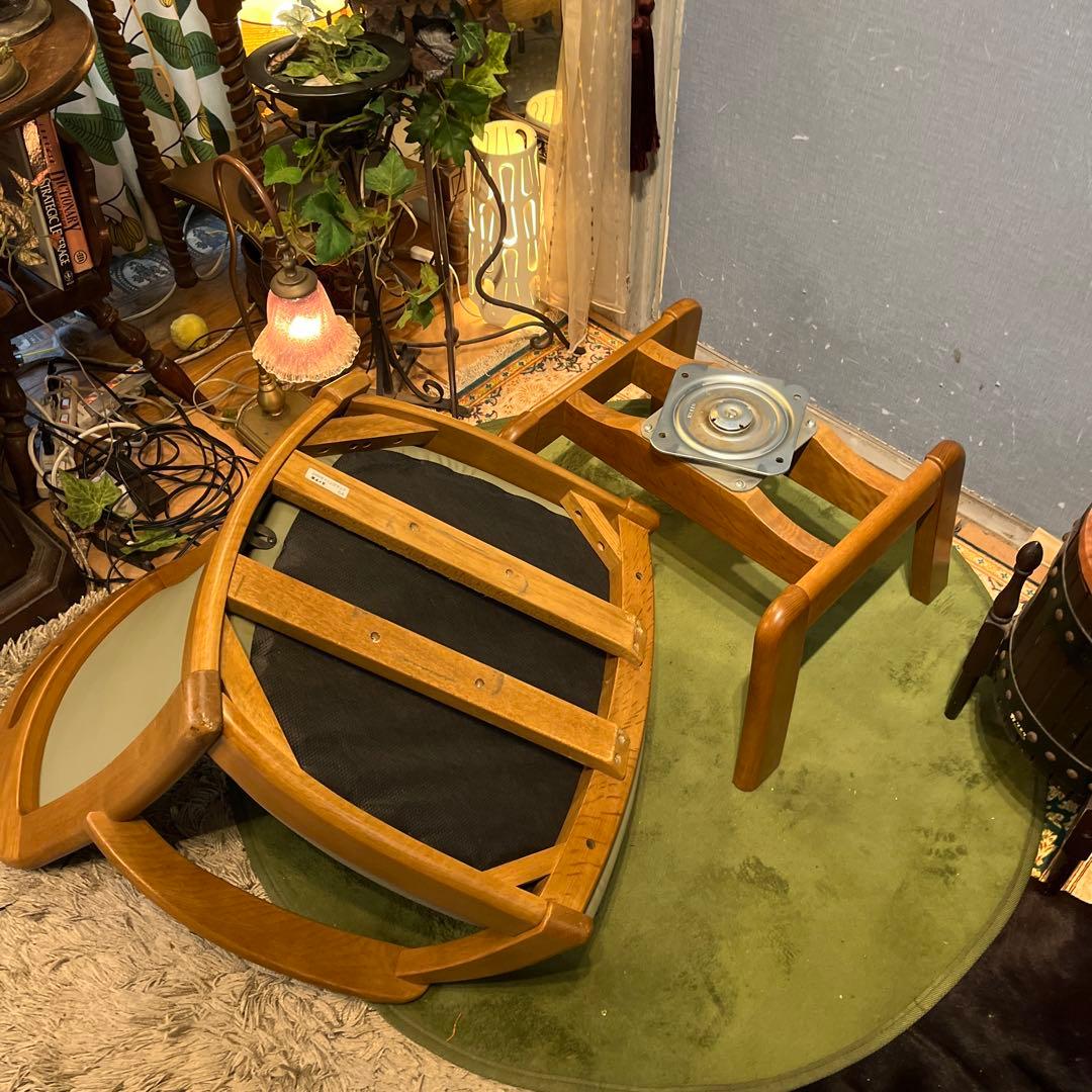 L 1 近年モデル　浜本工芸 ロイヤル　３６０度回転　アームチェア