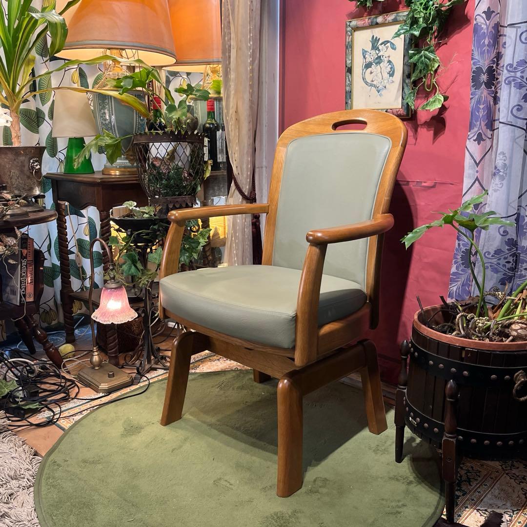 L 1 近年モデル　浜本工芸 ロイヤル　３６０度回転　アームチェア