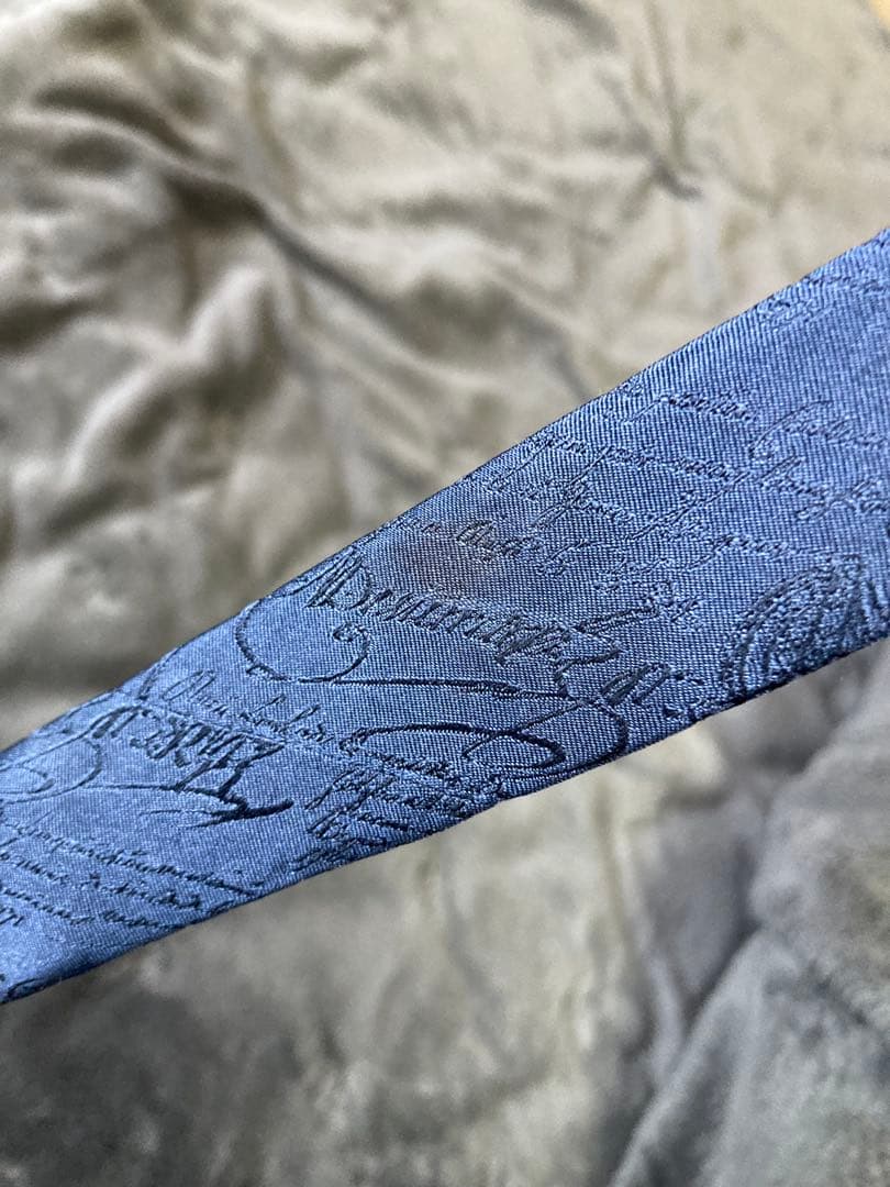 Berluti カリグラフィ　ネクタイ ネイビー