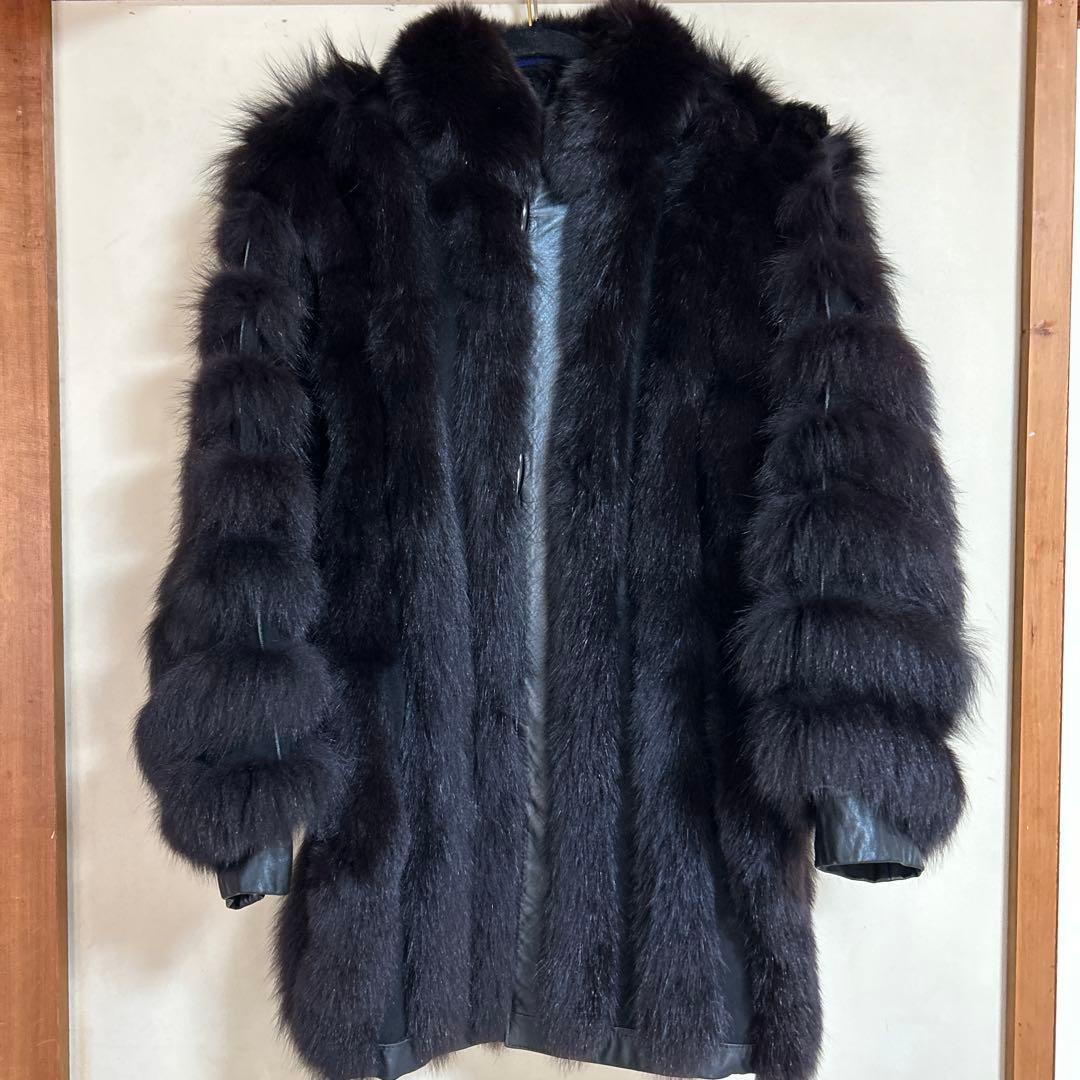 ブラックミンクコート
