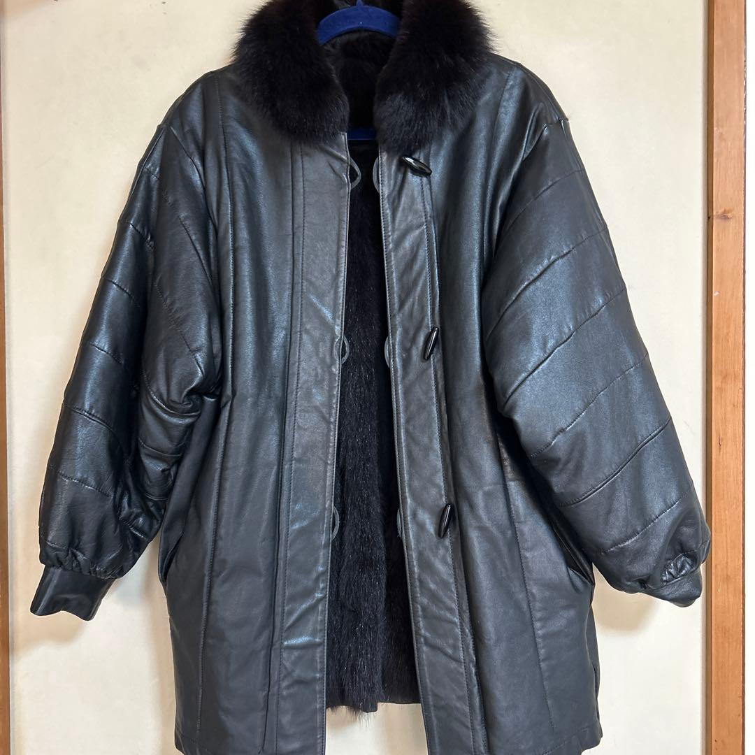 ブラックミンクコート