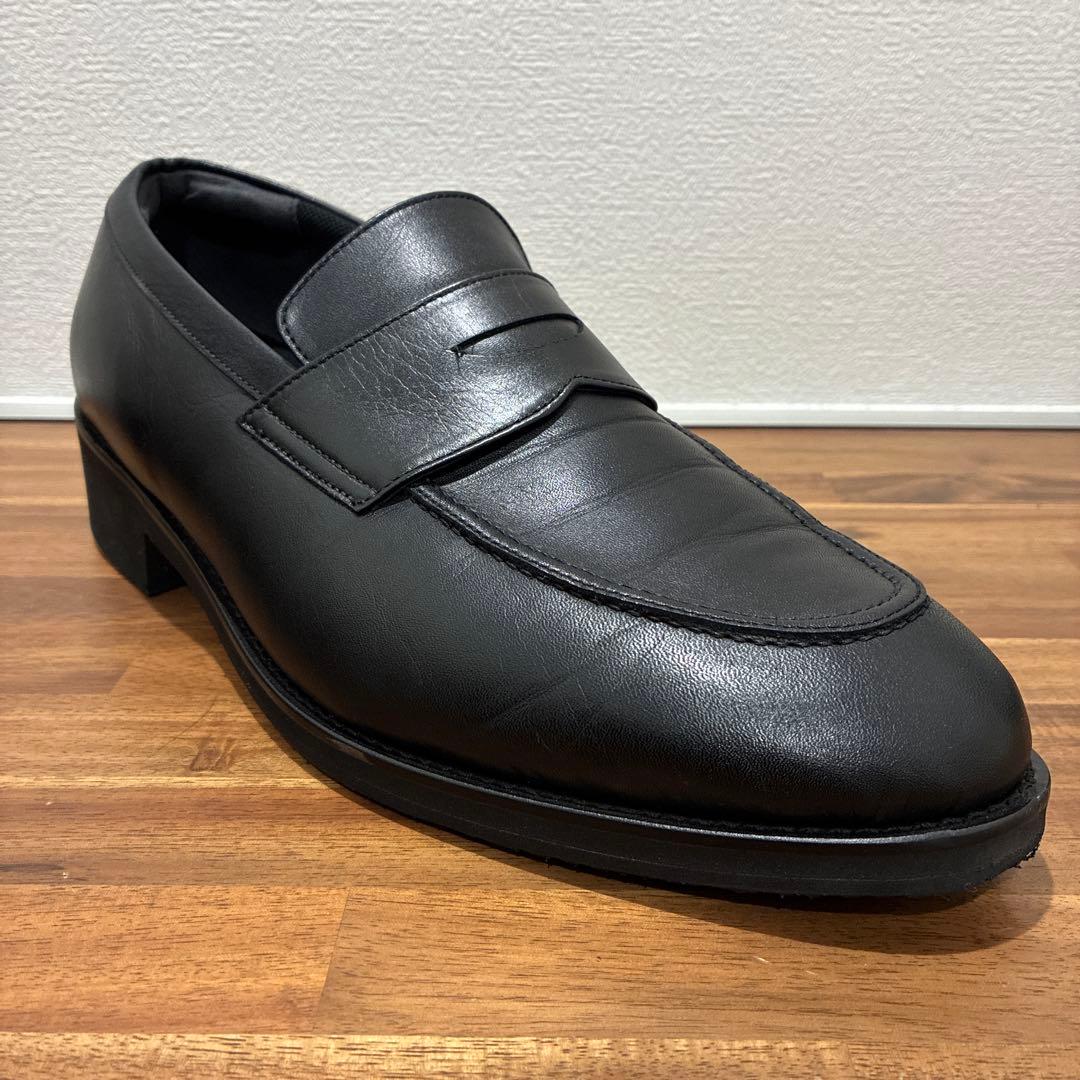 UNITED TOKYO ブラック 「いつでもレザーローファー」美品