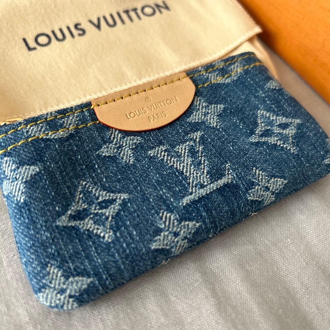 LOUIS VUITTON ルイヴィトンデニム ポシェットクレケース　財布