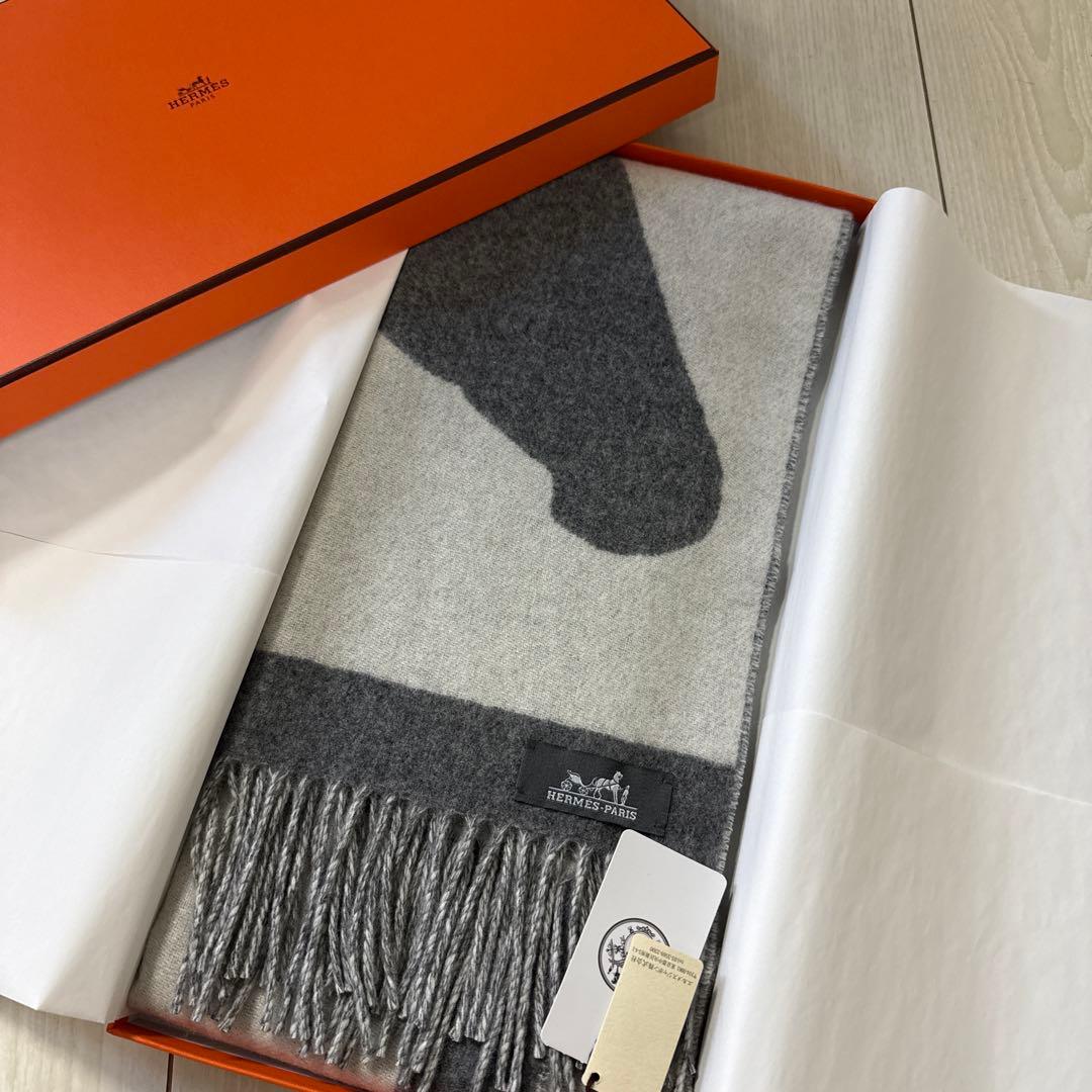 新品、エルメス、マフラー、エルメスラブストーリー