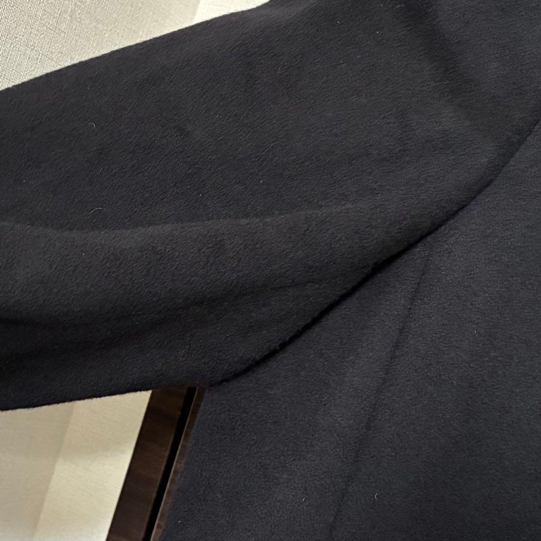 iCB ロングコート ウール チェスターコート 44 黒