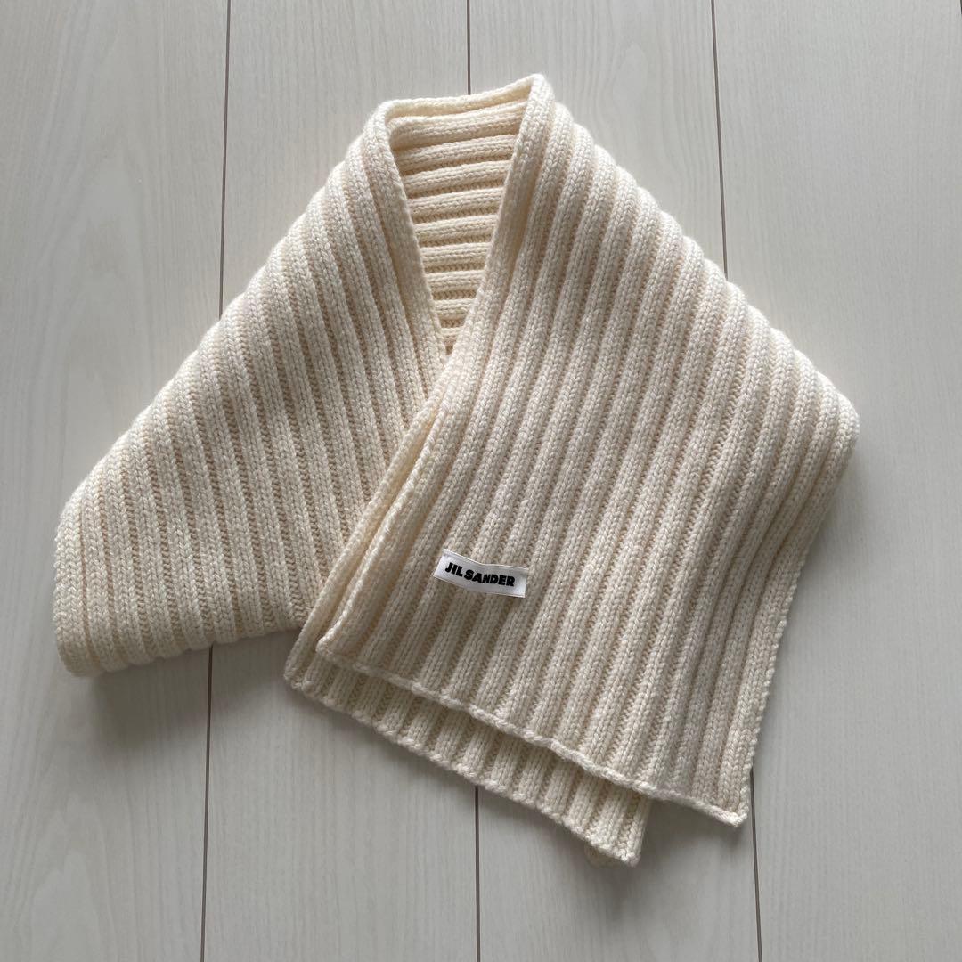 １月18日まで　JIL SANDER ニットマフラー